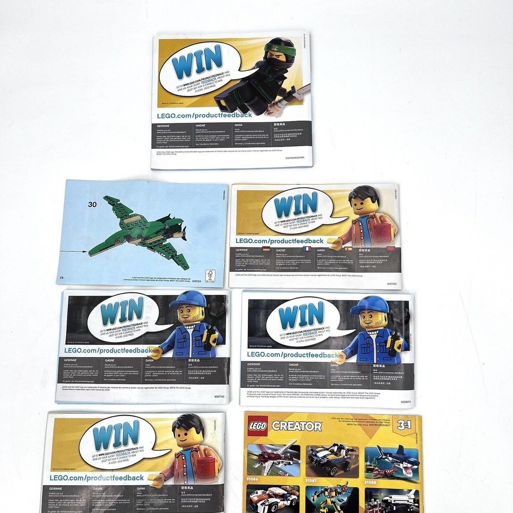 LEGO Creator 31058 31090 31088 75891 71704 Booklets INSTRUCTIONS MANUALS ONLY - Picture 9 of 9